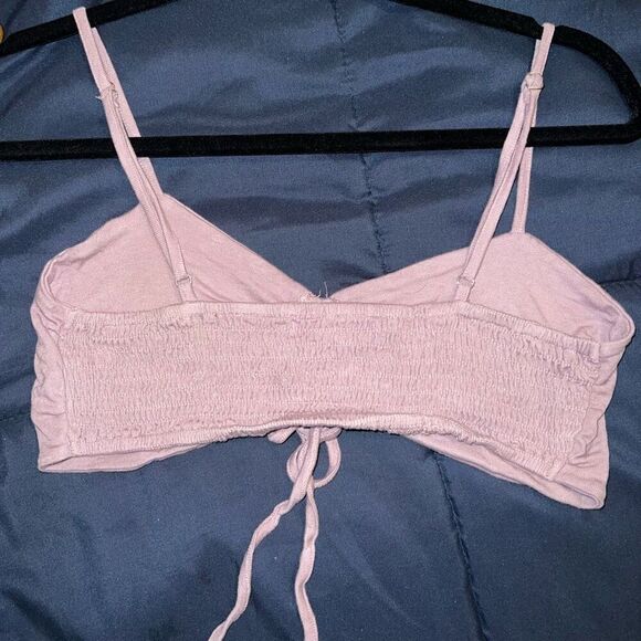 💖5/$40 Aster smoothie pink bralette crop top size S - Picture 2 of 4